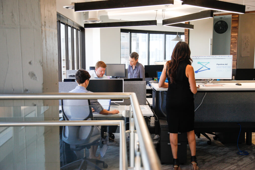 GPEC office with employees at work