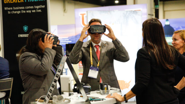 Greater Phoenix Economic Council (GPEC) exhibited a large free-standing booth at the SelectUSA Summit, showcasing the region’s People, Place and Technology assets.