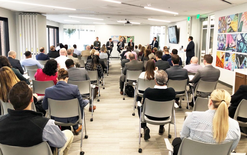 Each panelist had a similar story about what brought their businesses to Greater Phoenix including the low maintenance weather and their attraction to the region’s talented, educated workforce - from Arizona universities to the Maricopa County Community Colleges. After comparing Arizona to other potential locations such as Nevada, South Carolina and Texas, these locates realized that not only does Greater Phoenix currently have plenty to offer, but what the region currently offers is also improving at an exponential rate. 