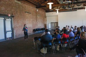 The City of Phoenix's Community and Economic Development Department led a walking tour of the northern portion of PHX Core for our Ambassadors, stopping at 11 innovative hubs in Downtown Phoenix.