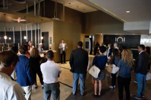 The City of Phoenix's Community and Economic Development Department led a walking tour of the northern portion of PHX Core for our Ambassadors, stopping at 11 innovative hubs in Downtown Phoenix.