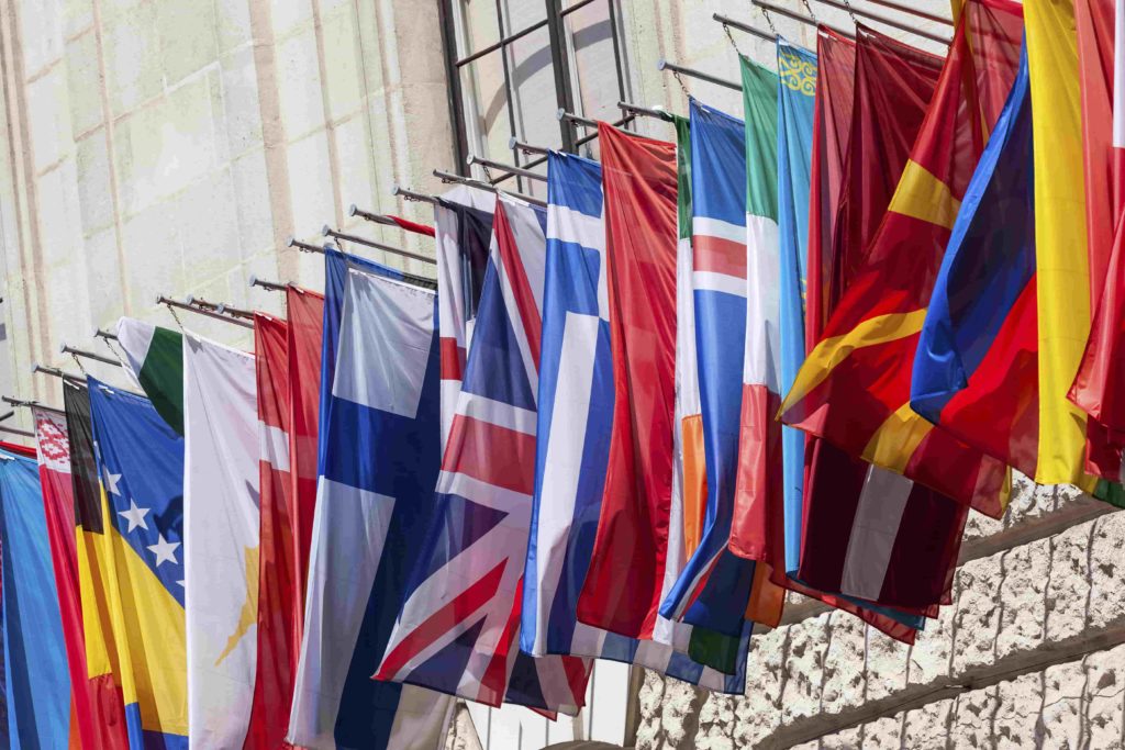 Global Flags Displayed in Unison