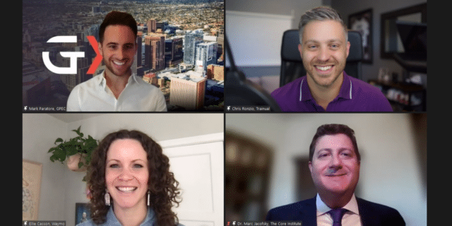 Four people speak about Arizona's innovative startup ecosystem on a Zoom panel