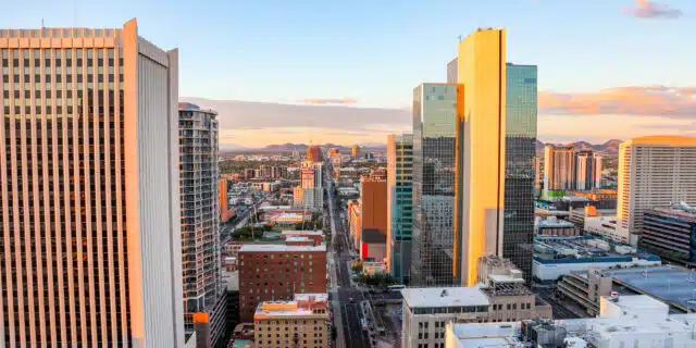 Downtown Phoenix Skyline Landscape
